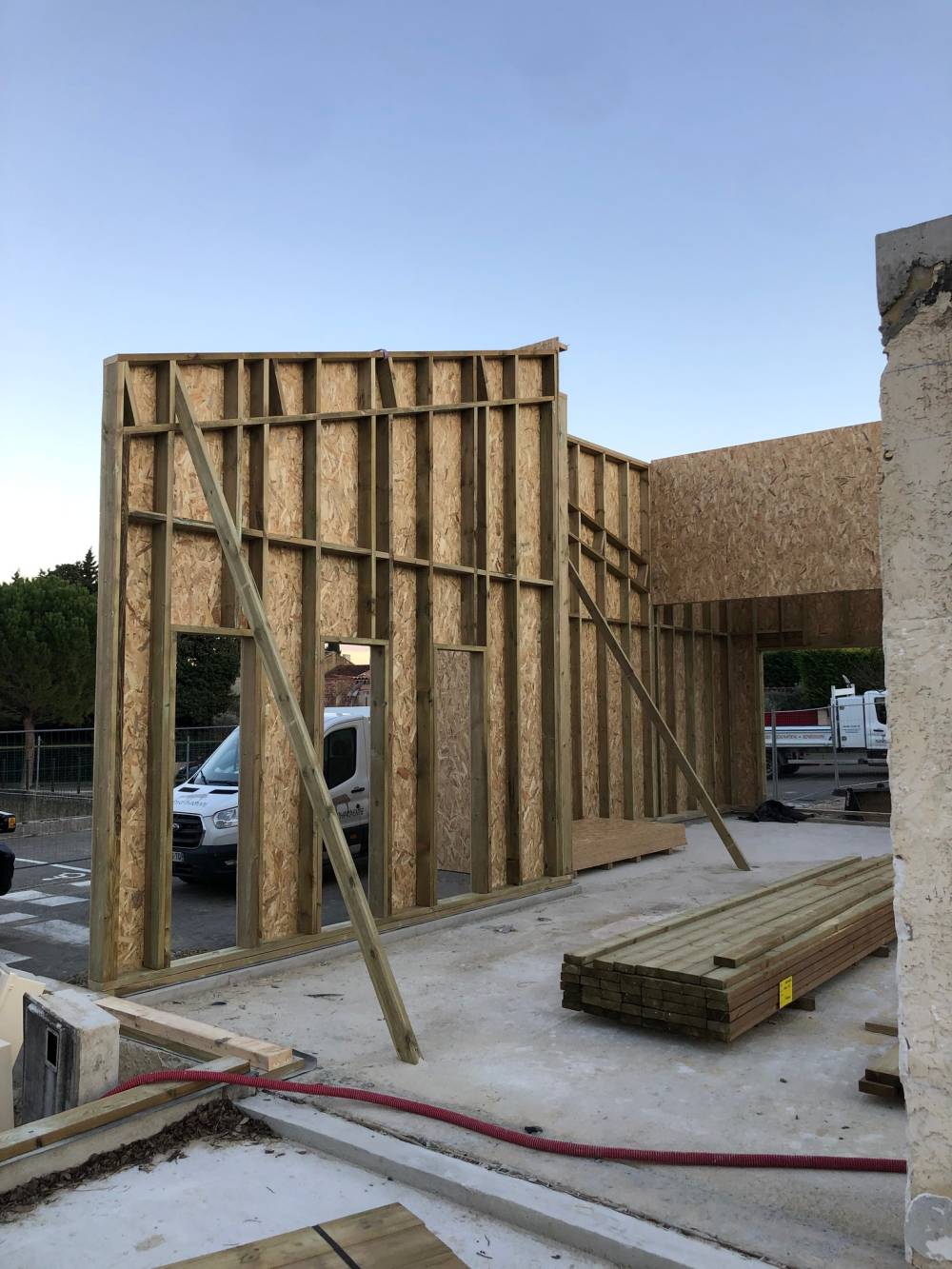 Construction maison bois près de Gargas